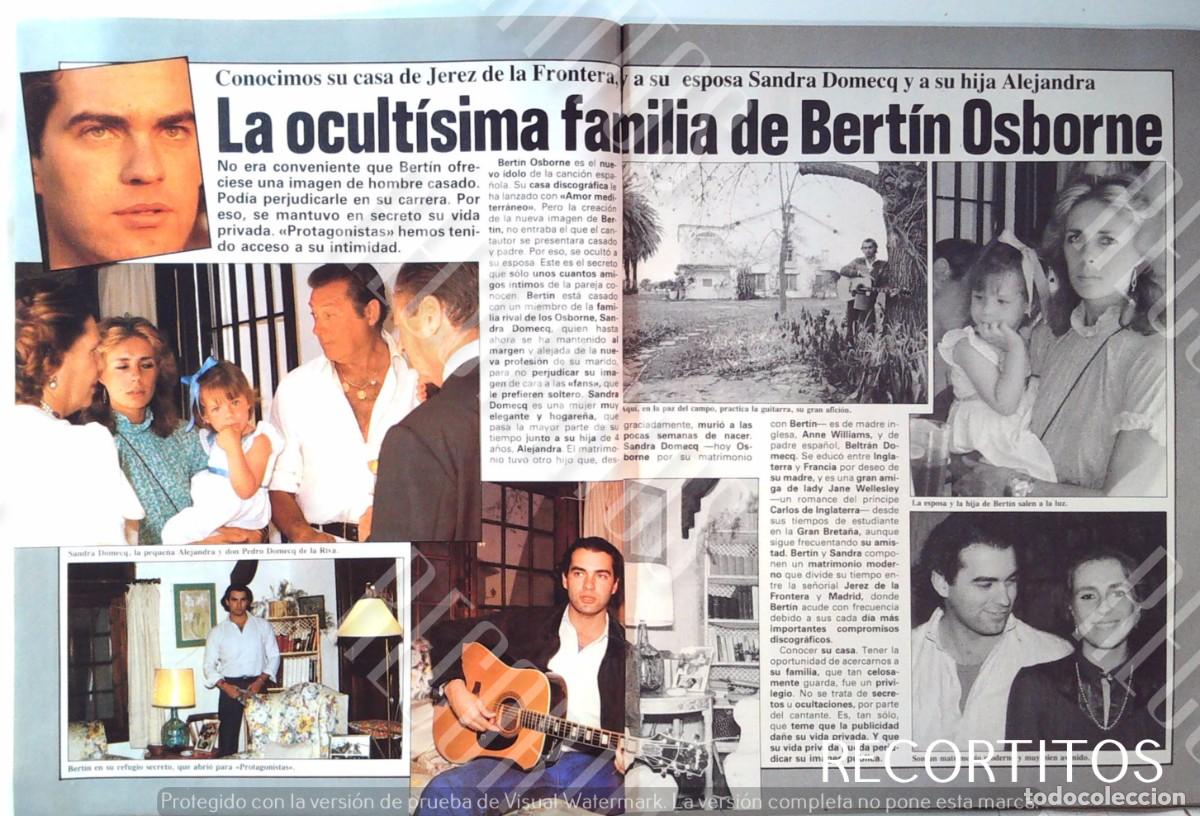 Cine: BERTIN OSBORNE SANDRA DOMECQ
