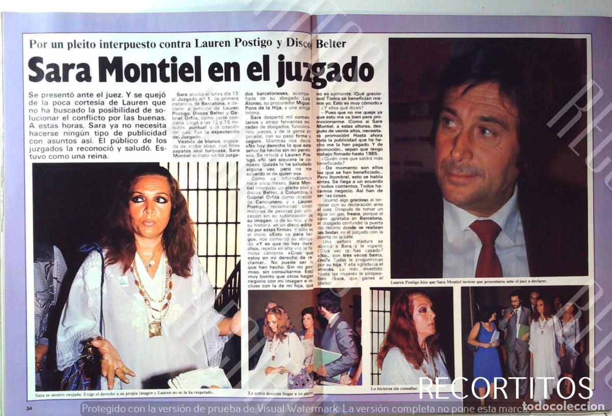 Cine: SARA MONTIEL EN LOS JUZGADOS CON LAUREN POSTIGO
