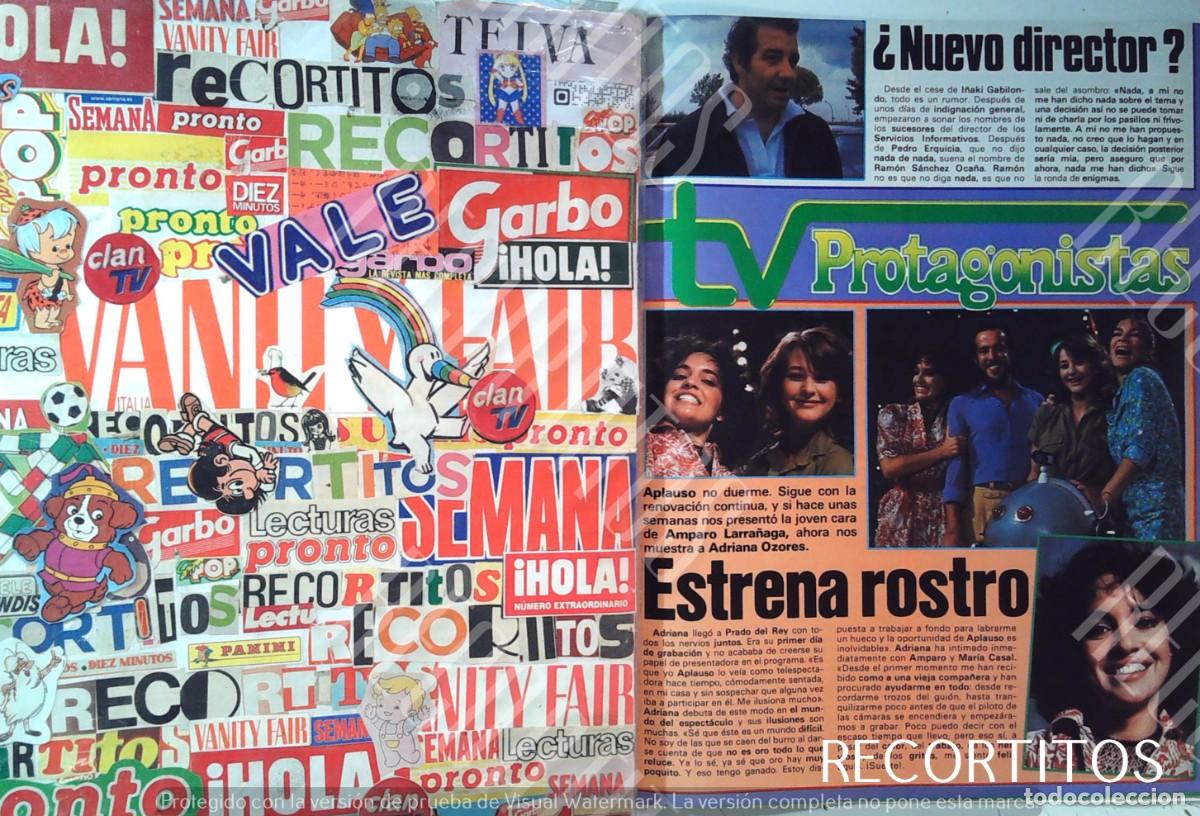 Cine: AMPARO LA RRA&Ntilde;AGA MERLO APLAUSO ADRIANA OZORES MARIA CASAL JOSEL UIS FRADEJAS RAMON SANCHEZ OCA&Ntilde;A