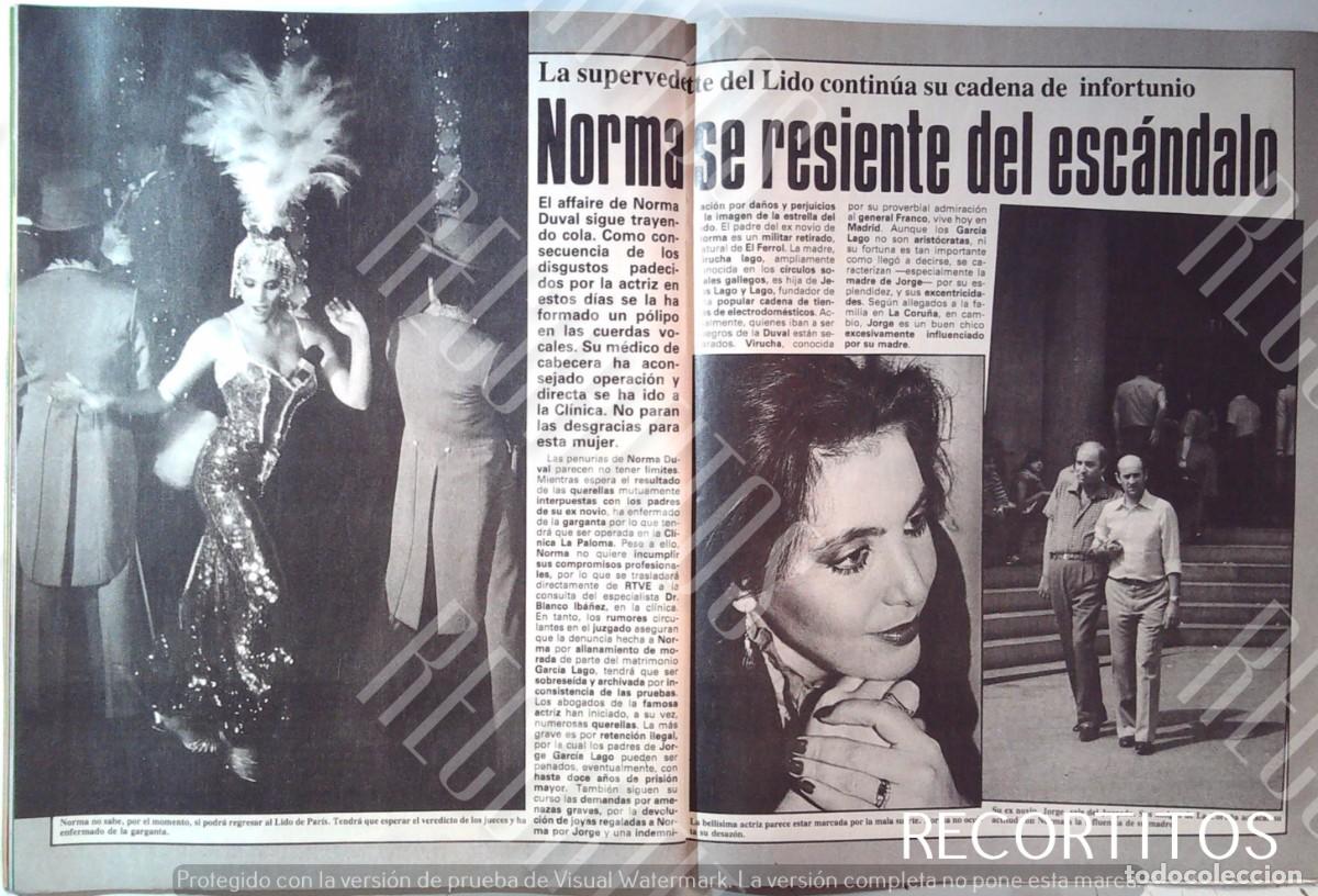Cine: NORMA DUVAL FOLIES BERGERE MADAME MARTINI EL LIDO JORGE SU EX NOVIO