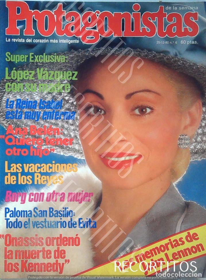 Cine: RECORTE PORTADA PALOMA SAN BASILIO EN EVITA