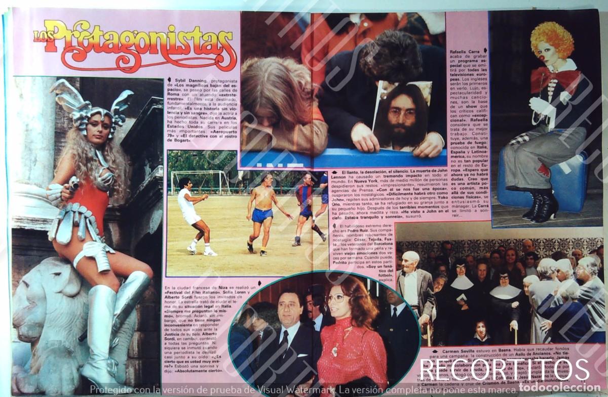 Cine: SYBILLE DANNING RAFFAELLA CARRA RAFAELLA CARMEN SEVILLA BAENA SODIA LOREN ALBERTO SORDI JOHN LENNON