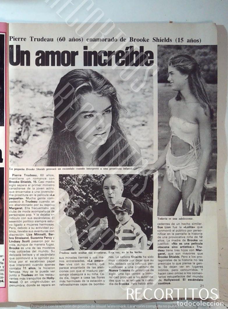 Cine: BROOKE SHIELDS PIERRE TRUDEAU