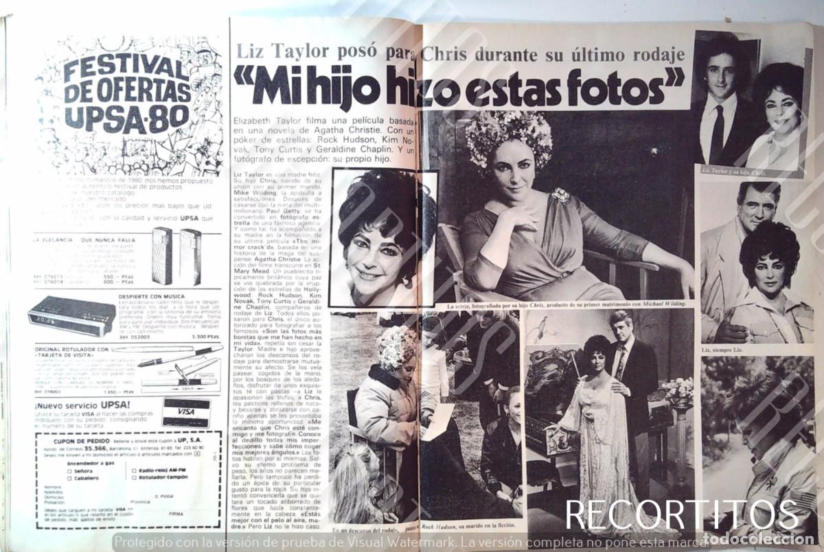 Cine: ELIZABETH TAYLOR SU HIJO CHRIS ROCK HUDSON