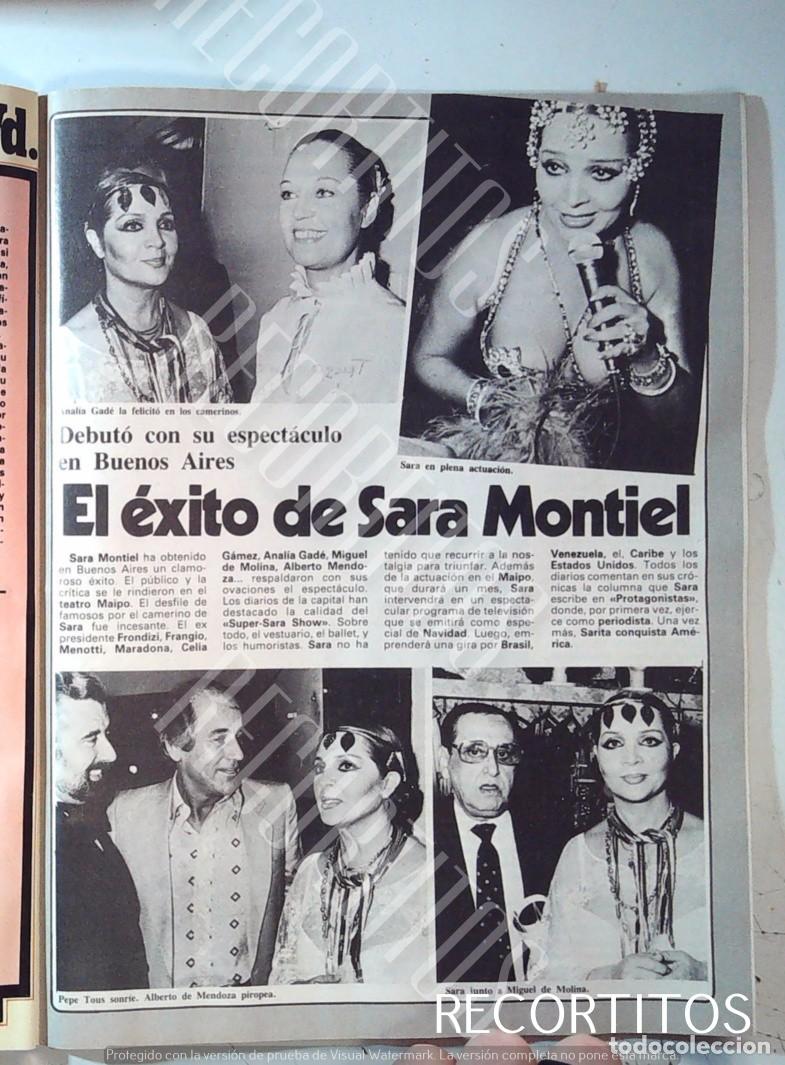 Cine: SARA MONTIEL EN ARGENTINA MIGUEL DE MOLINA ANALIA GADE ALBERTO DE MENDOZA