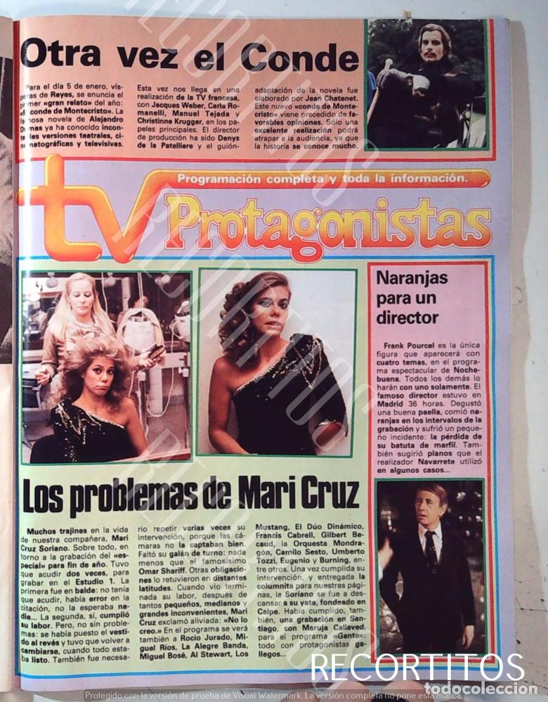 Cine: MARI CRUZ SORIANO Y SU PEINADO EL CONDE DE MONTECRISTO