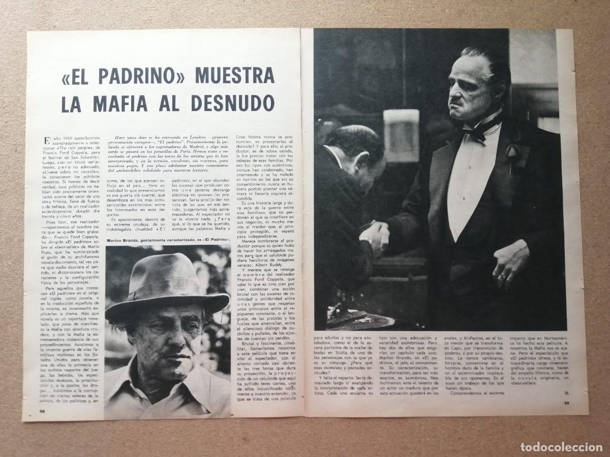 Cine: REPORTAJE. EL PADRINO MUESTRA LA MAFIA AL DESNUDO