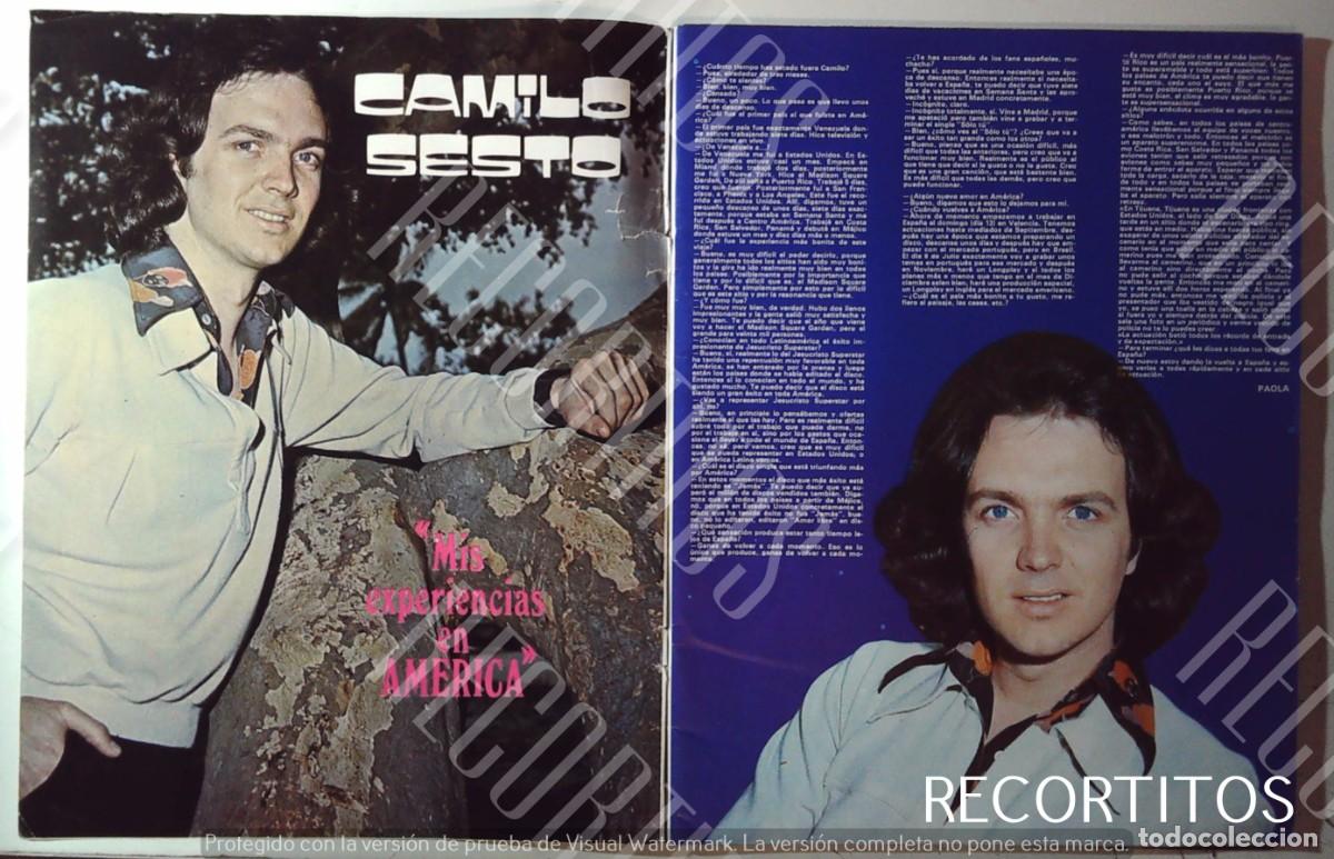 Cine: RECORTE Y PORTADA 1976 CAMILO SESTO