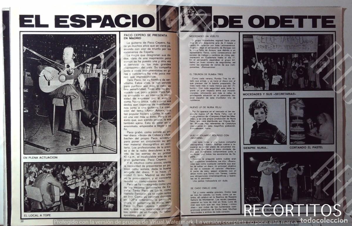 Cine: MOCEDADES NURIA FELIU RUMBA TRES ODETTE PINTO NICO CEPERO EMILIO JOSE