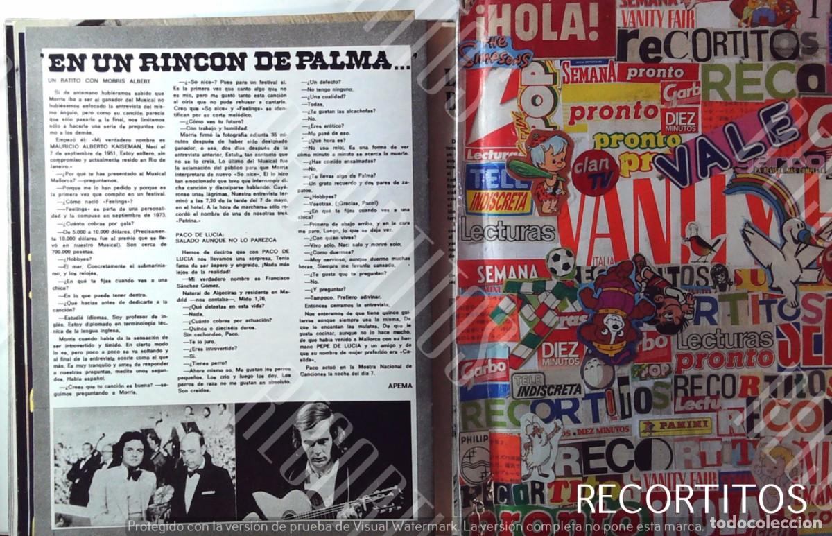 Cine: MORRIS ALBERT PACO DE LUCIA