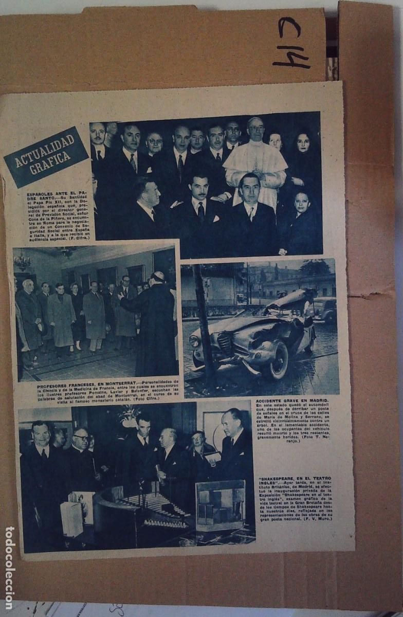 Cine: accidente trafico madrid maria de molina serrano papa pio xii espa&ntilde;oles coca de la pi&ntilde;era oleo bold