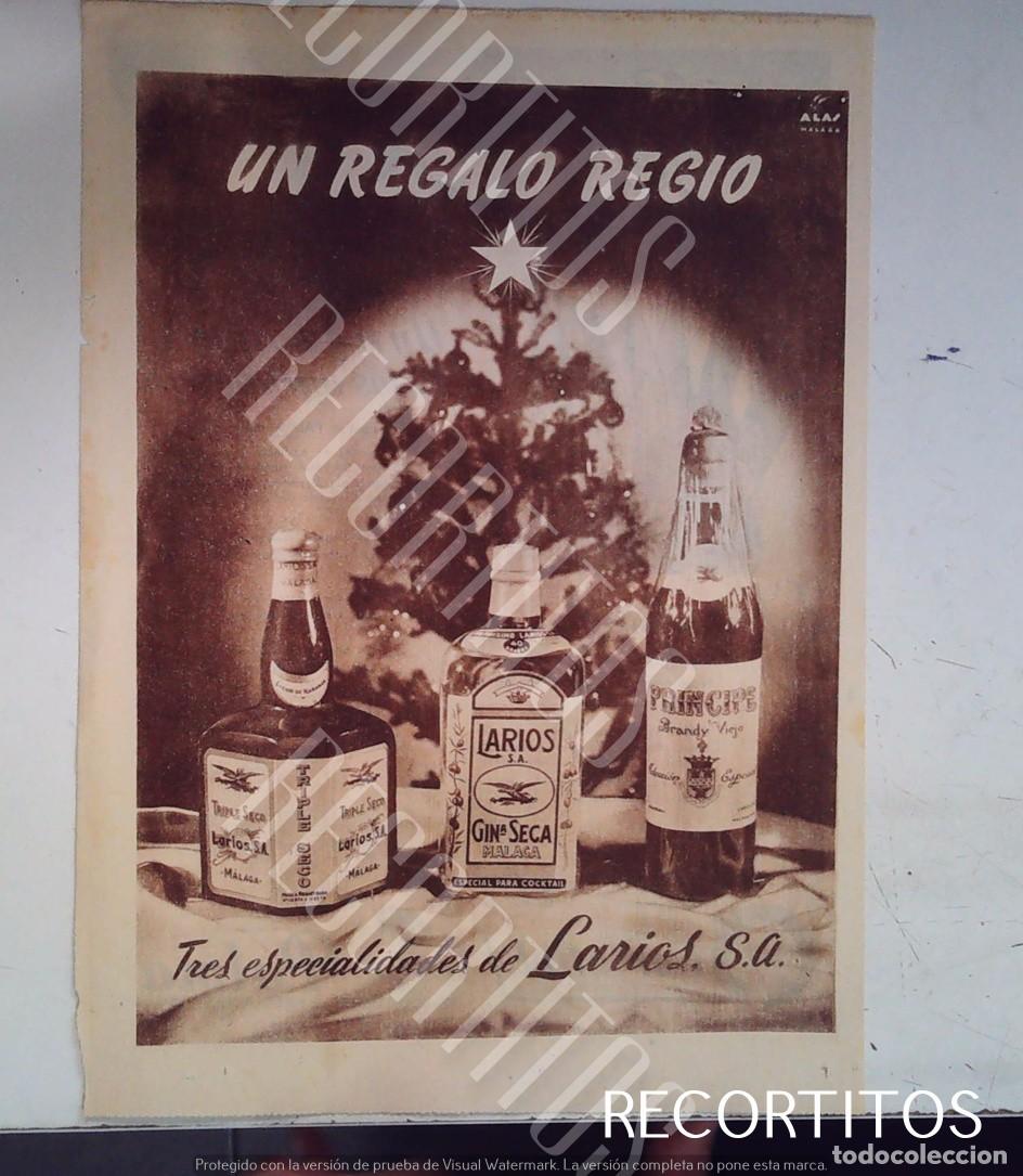 Cine: destilerias larios navidad gin ginebra triple seco brandy principe camisas palma preciados contefiel