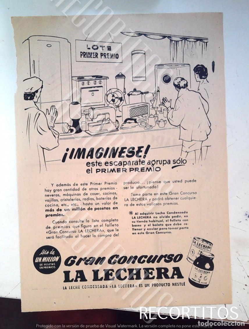 Cine: MARCONI ESTUFA ELECTRICA ESTILOGRAFICA PARKER 51CONCURSO LA LECHERA
