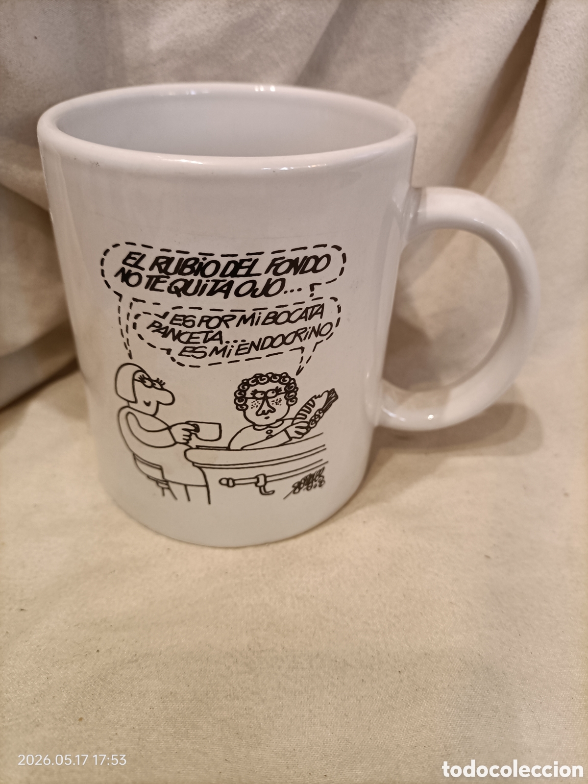Cine: taza FORGES EL PAIS NO USADA