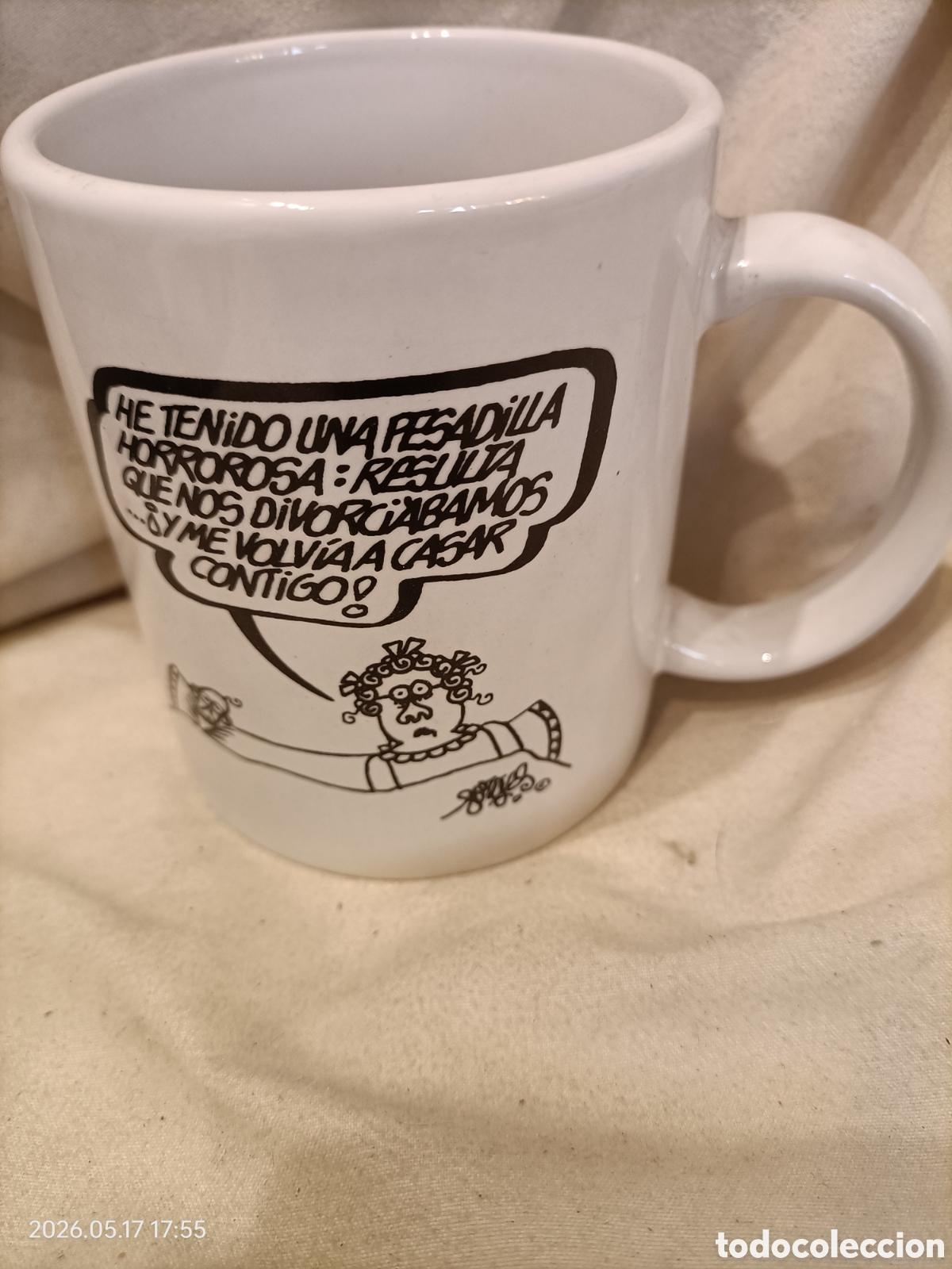 Cine: taza FORGES EL PAIS NO USADA