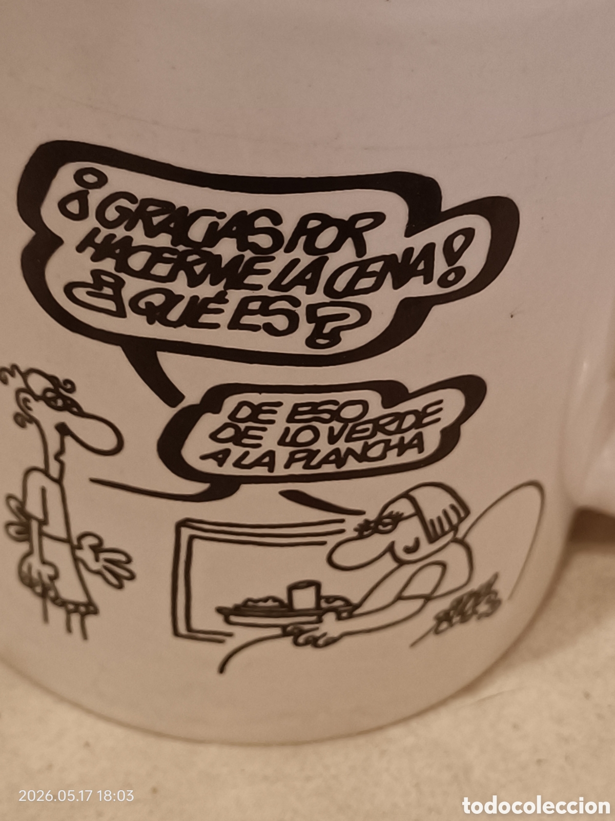 Cine: taza FORGES EL PAIS NO USADA