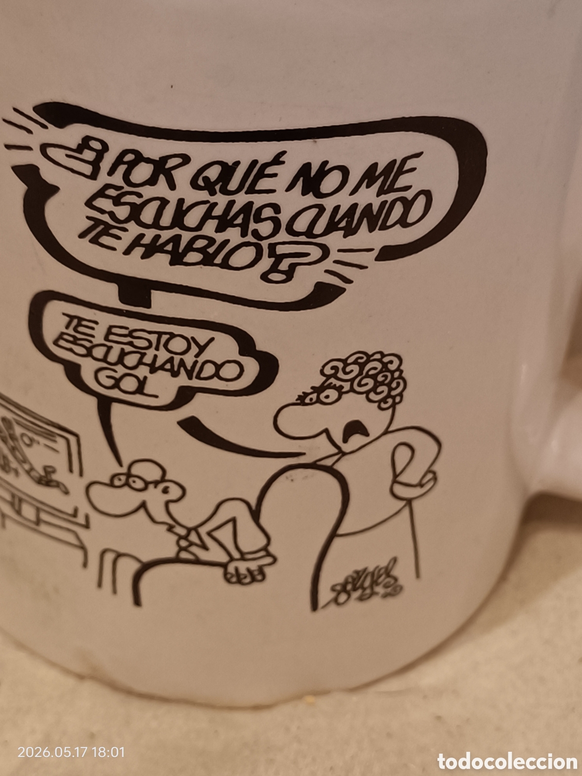 Cine: taza FORGES EL PAIS NO USADA