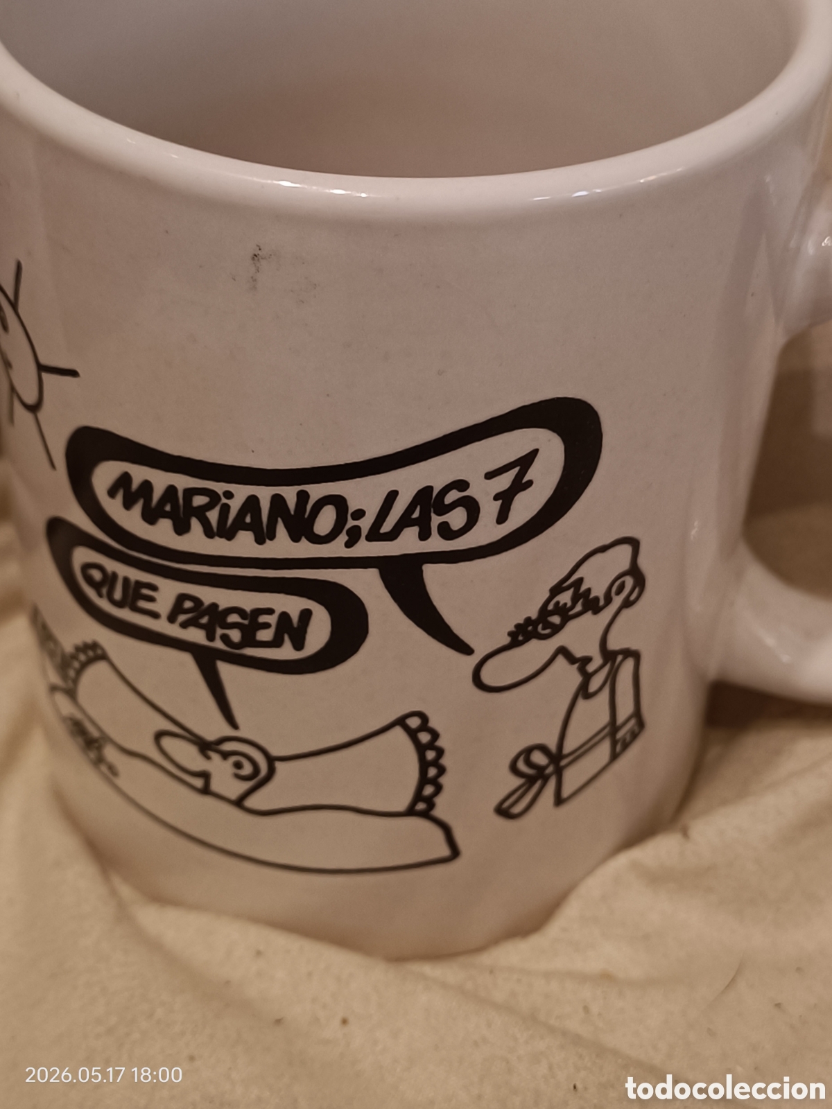Cine: taza FORGES EL PAIS NO USADA