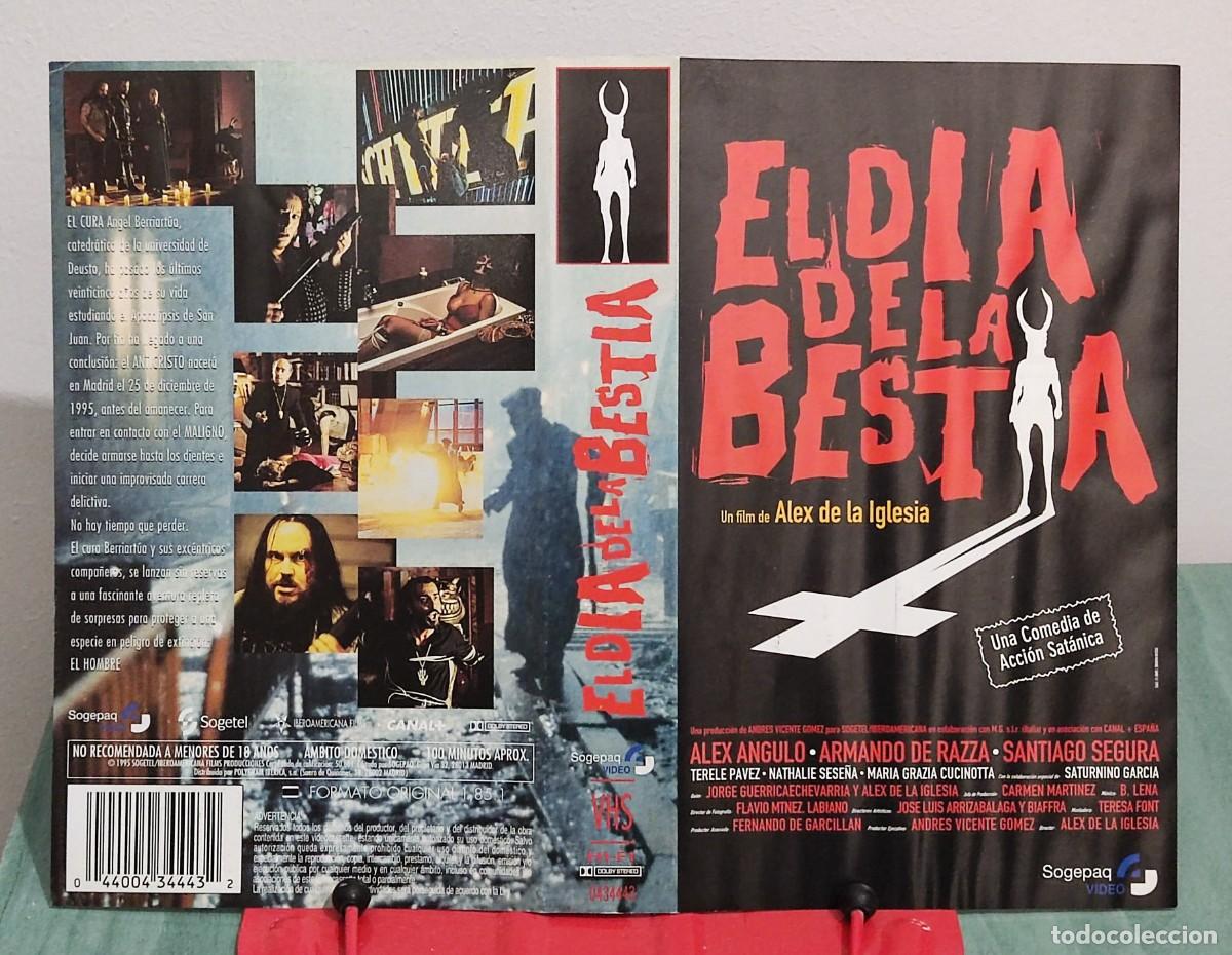 Cine: El dia de la bestia . Caratula VHS