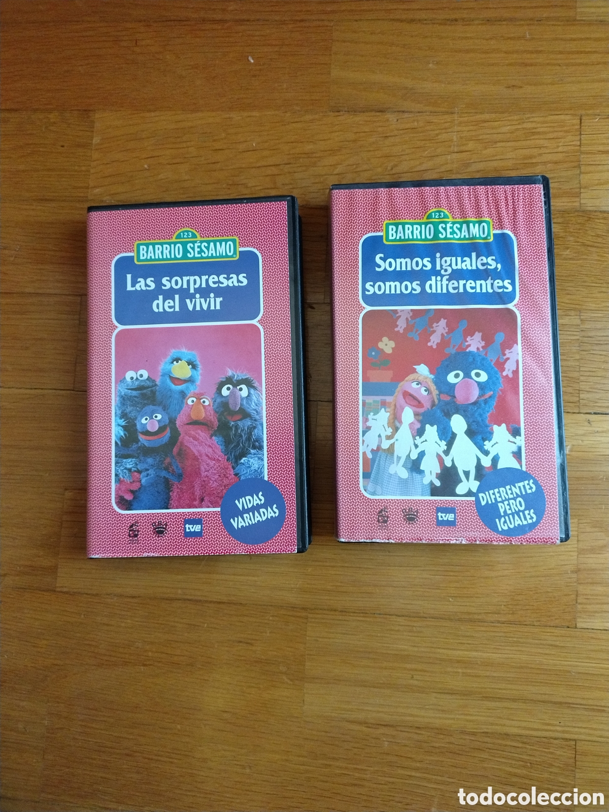 Cine: Cap&iacute;tulos Barrio sesamo VHS