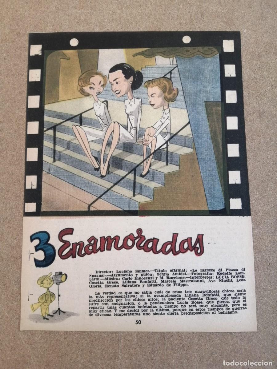 Cine: CRONICA CINE. TRES ENAMORADAS (LUCIA BOSE - MARCELLO MASTROIANNI)
