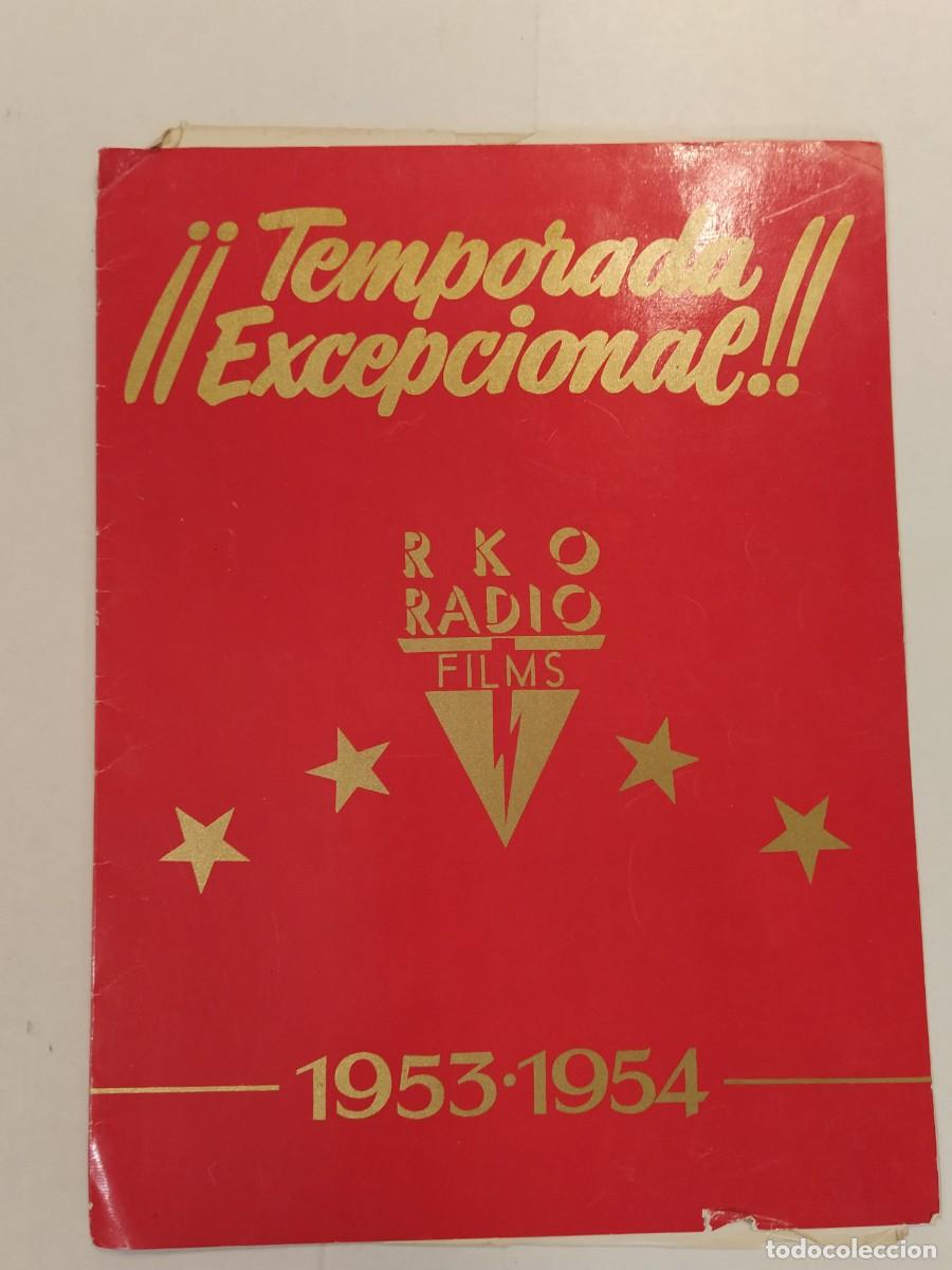 Cine: CARPETA DE CINE 1953 1954 - CARPETA + DOCUMENTOS WARNER BROS - HAY LO QUE SE VE - VER FOTOS