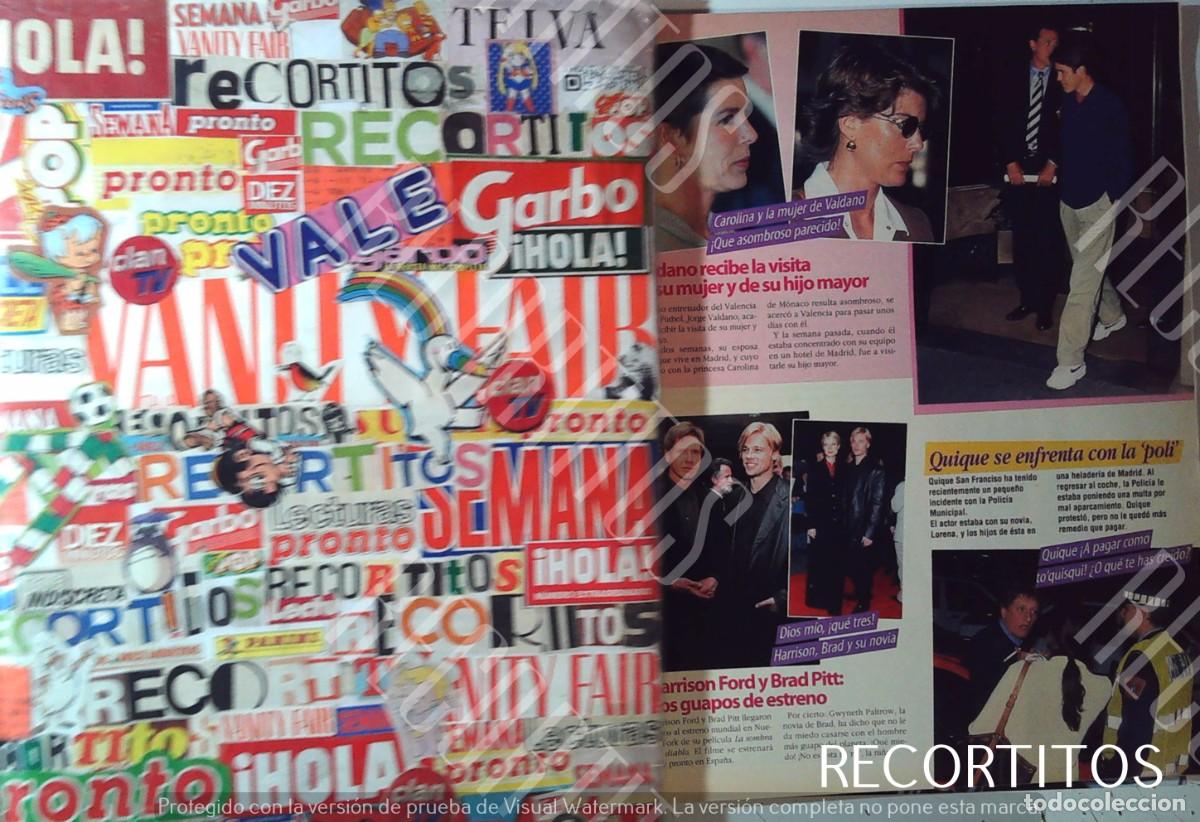 Cine: CAROLINA DE MONACO QUIQUE SAN FRANCISCO BRAD PITT GWYNETH PALTROW HARRISON FORD VALDANO