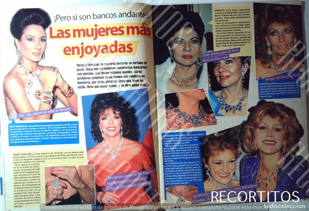 Cine: las joyas de sara montiel tita cervera liz taylor elizabeth joan collins nati abascal soraya