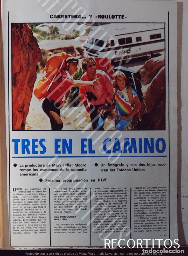 Cine: tres en el camino leif garret vincent van patten trio acuario beatriz escudero mayra gomez kemp dur