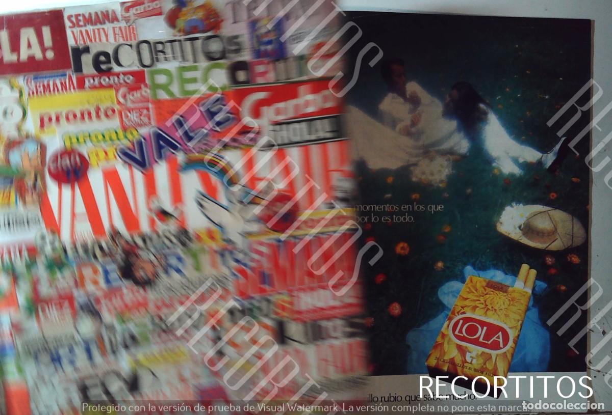 Cine: lola cigarrillos tabaco anuncio publicidad