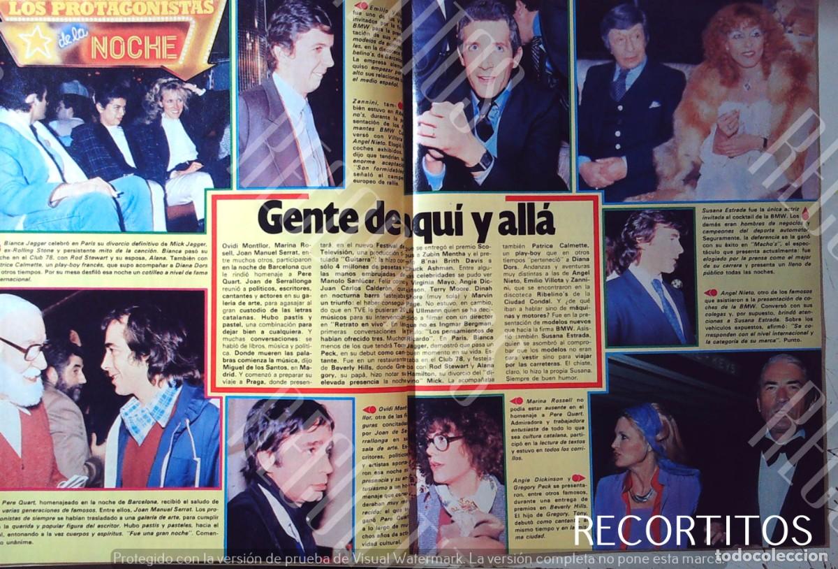 Cine: SUSANA ESTRADA EMILIO VILLOTA MARINA ROSSELL ANGIE DICKINSON GREGORY PECK LA CHUNGA SERRAT OVIDI MON