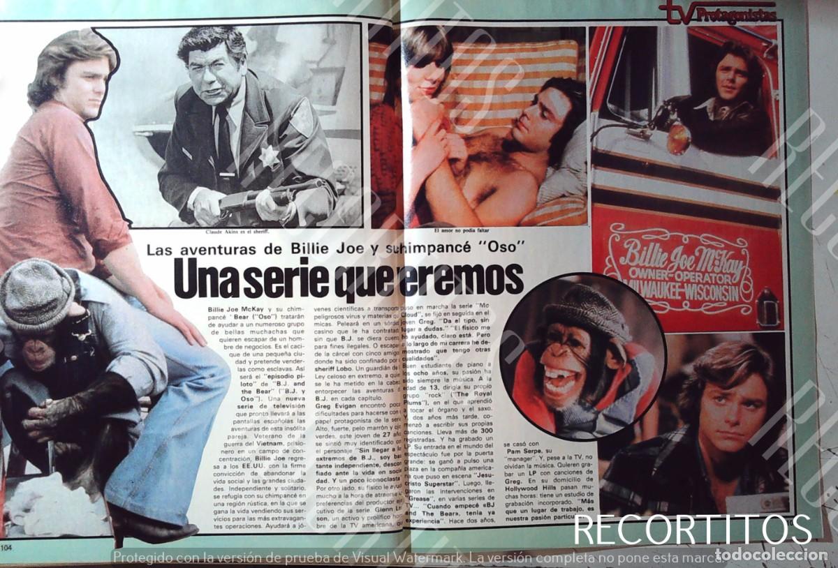 Cine: BILLY JOE MCKAY Y SU CHIMPANCE BEAR OSO B. J. and the Bear Greg Evigan