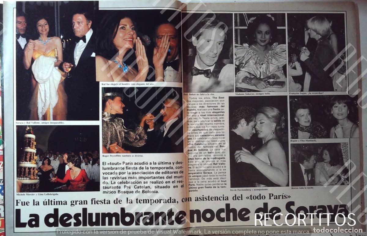 Cine: DEWI SUKARNO REGINE ELSA MARTINELLI IRA DE FURSTENBERG FRANCOISE SAGAN MARC BOHAN RAF VALLONE