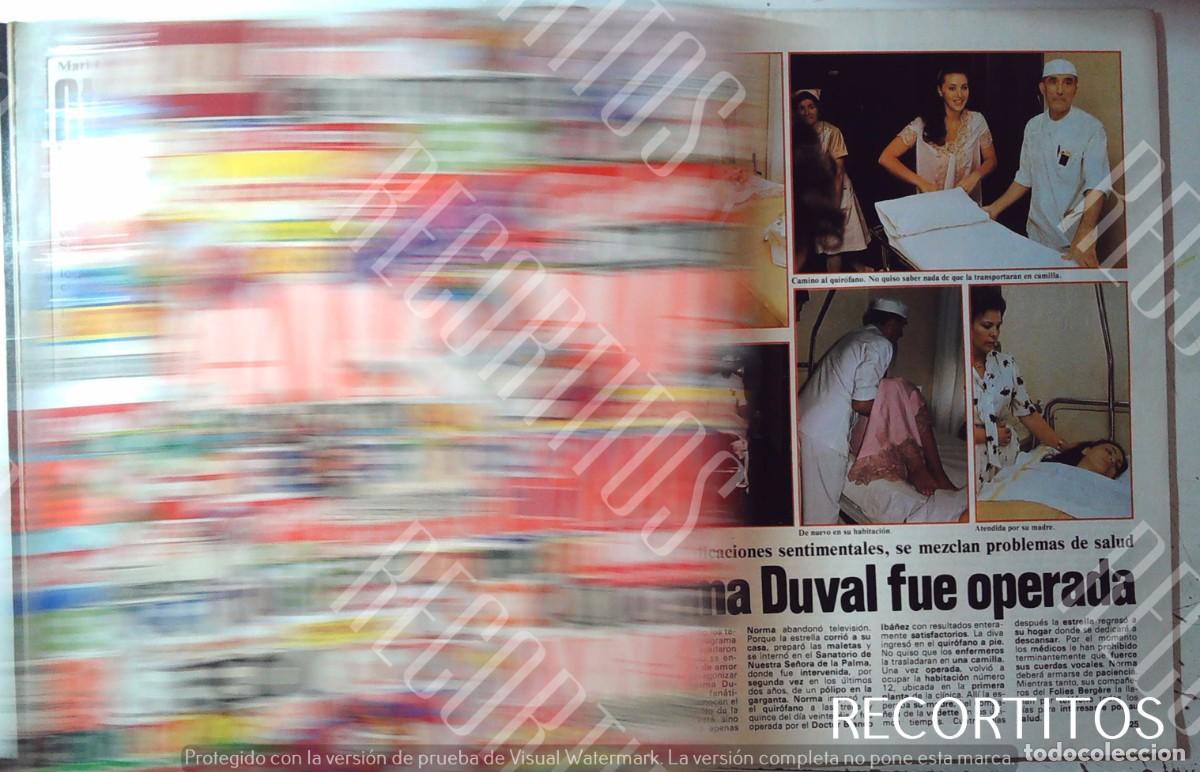 Cine: NORMA DUVAL OPERADA MISS MADRID