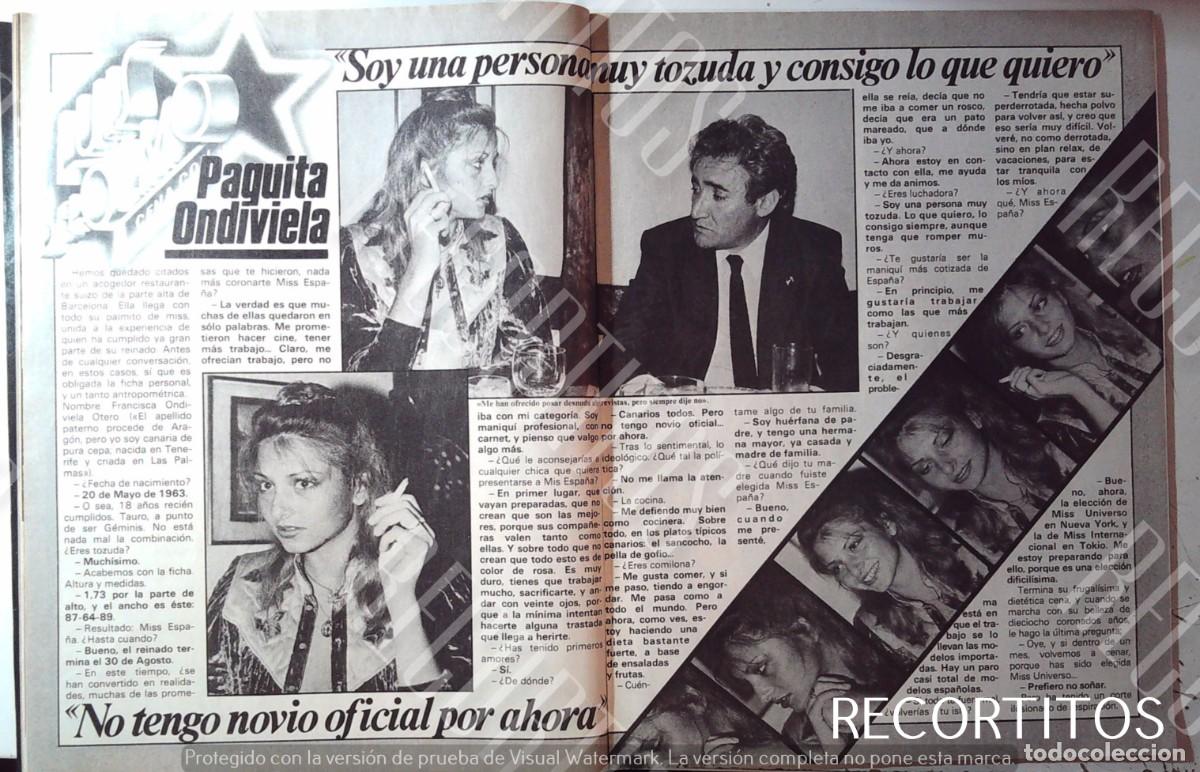 Cine: PAQUITA ONDIVIELA MISS ESPA&Ntilde;A LUIS DEL OLMO