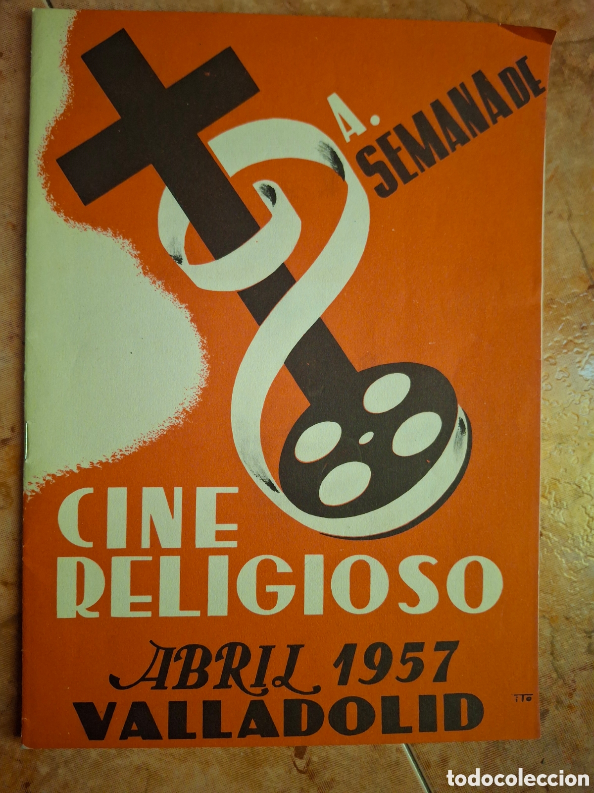 Cine: Lote Hist&oacute;rico 2&ordf; Semana Cine Religioso Valladolid 1957 - Origen SEMINCI + Recortes Prensa &Eacute;poca
