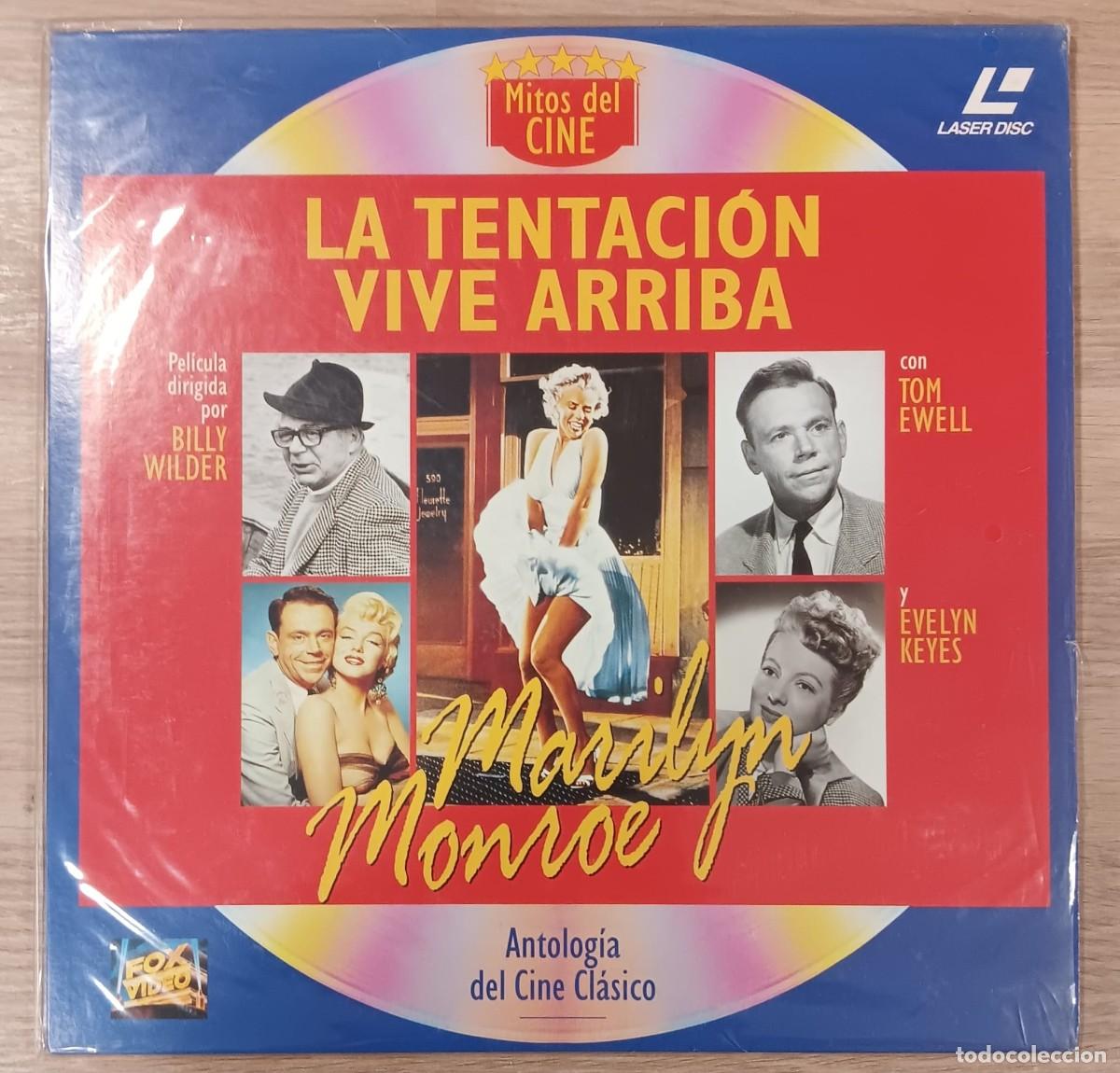 Cine: PELICULA EN FORMATO LASER DISC LA TENTACION VIVE ARRIBA MARILYN MONROE BILLY WILDER