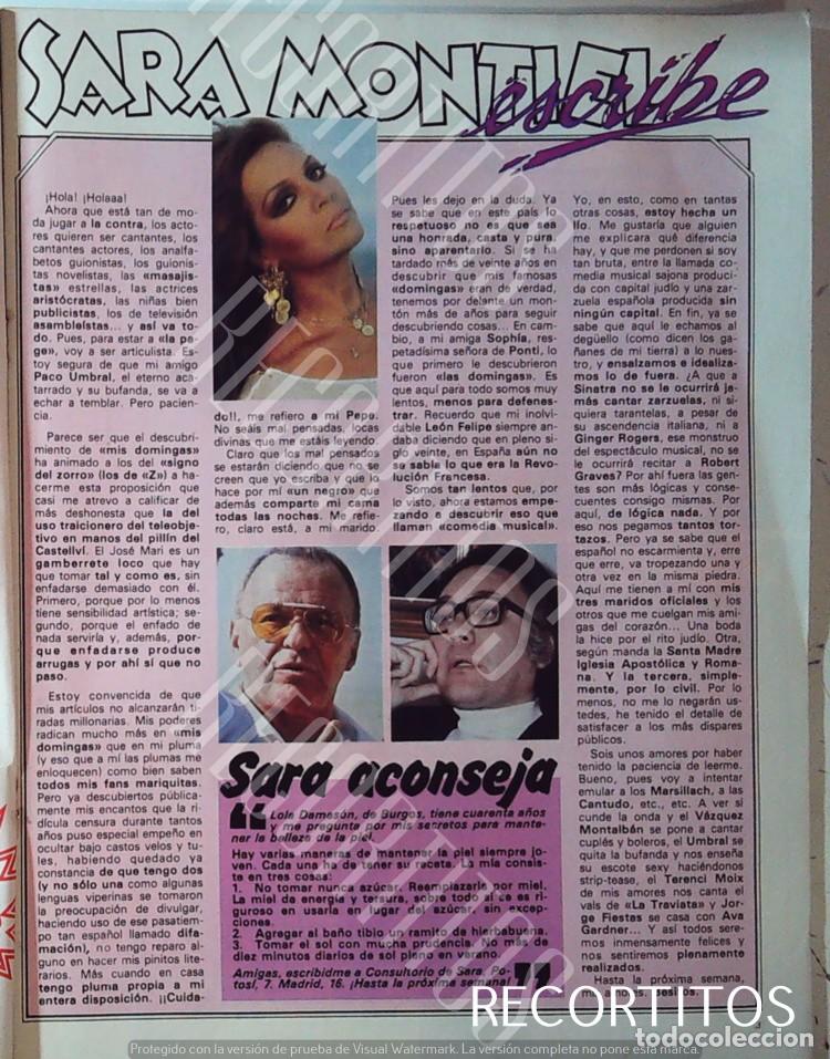 Cine: SARA MONTIEL FRANK SINATRA PACO UMBRAL