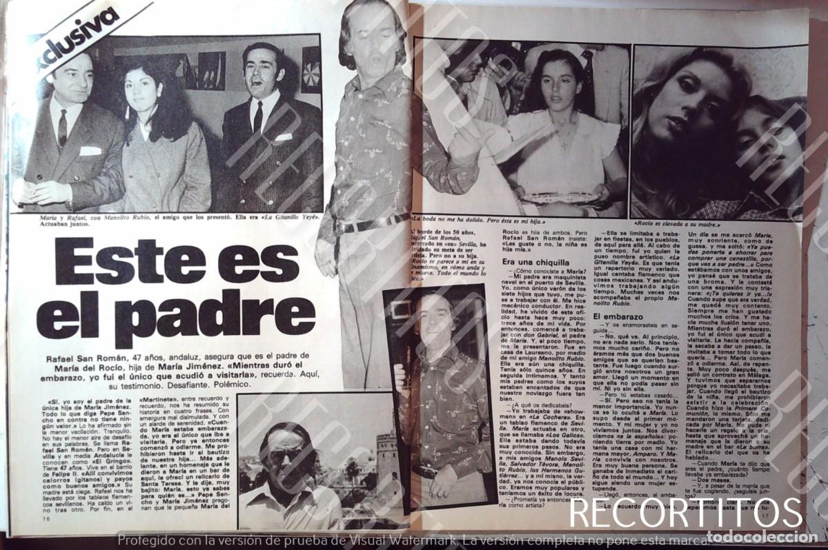 Cine: RAFAEL SAN ROMAN EL PADRE DE LA HIJA DE MARIA JIMENEZ ROCIO JURADO MANOLO MAIRENA EL LITRI