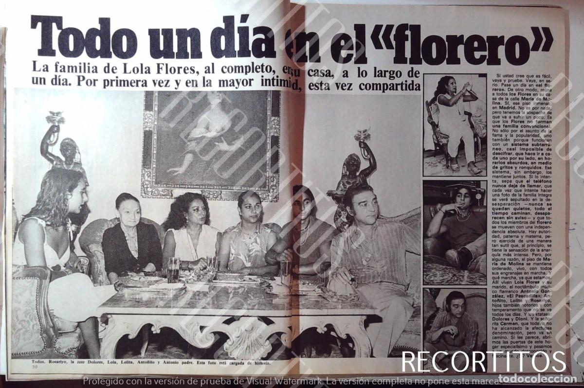 Cine: LOLA FLORES LOLITA ANTONIO FLORES GONZALEZ EL PESCAILLA ROSARIO