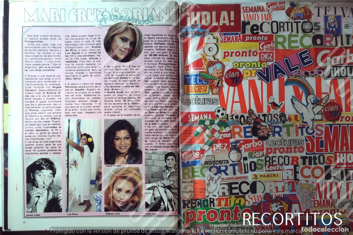 Cine: RAFFAELLA CARRA ANALIA GADE LOLA FLORES MARI CRUZ SORIANO ANTONIO GADES ANGELA CARRASCO