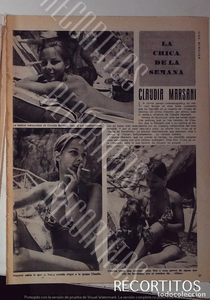 Cin&eacute;ma: CLAUDIA MARSANI COMPA&Ntilde;ERA DE HELMUT BERGER