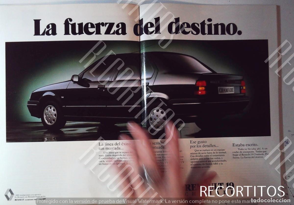 Cine: RENAULT 19 CHAMADE ANUNCIO PUBLICIDAD