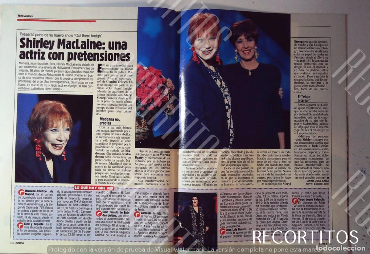 Cine: SHIRLEY MACLAINE CONCHA VELASCO MONTSERRAT CABALLE