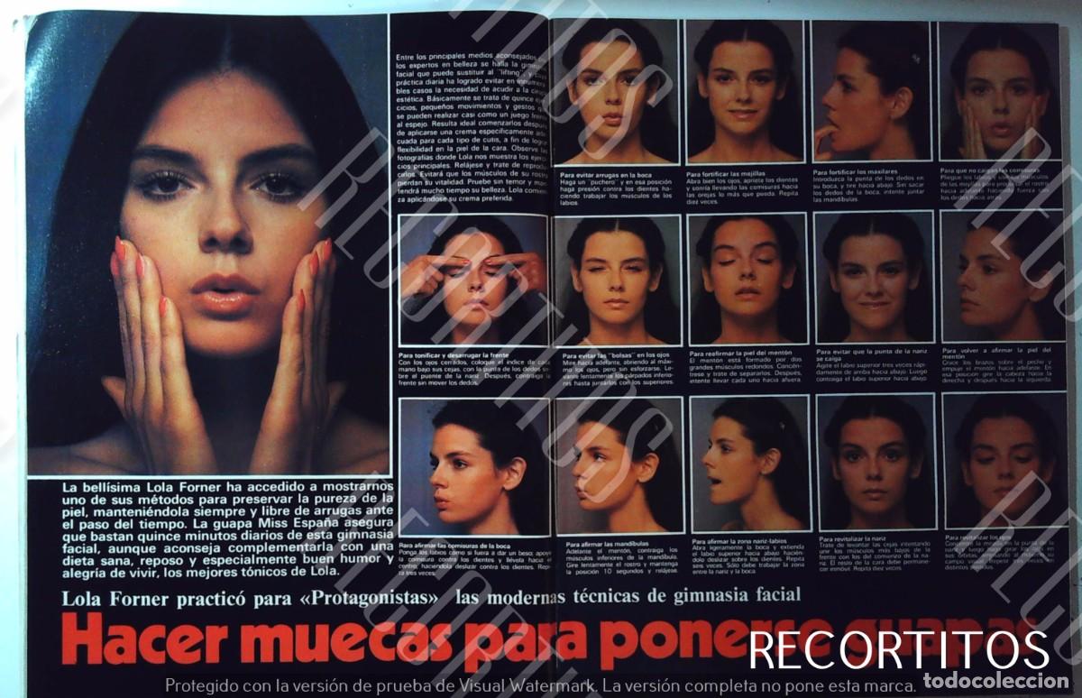 Cine: LOLA FORNER GIMNASIA FACIAL