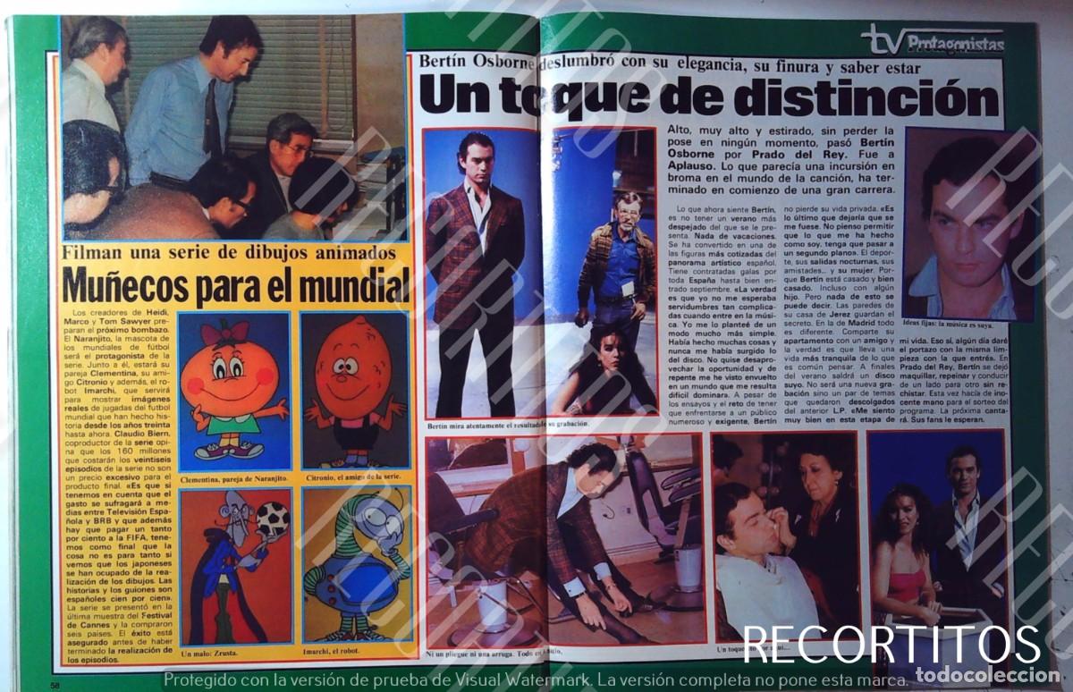 Cine: NARANJITO FUTBOL EN ACCION BERTIN OSBORNE APLAUSO MARIA CASAL