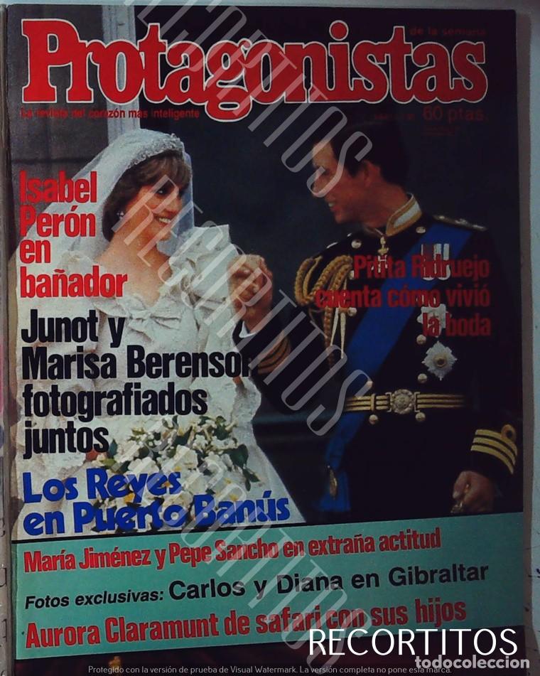 Cine: RECORTE PORTADA LADY DI Y CARLOS DE INGLATERRA LA BODA