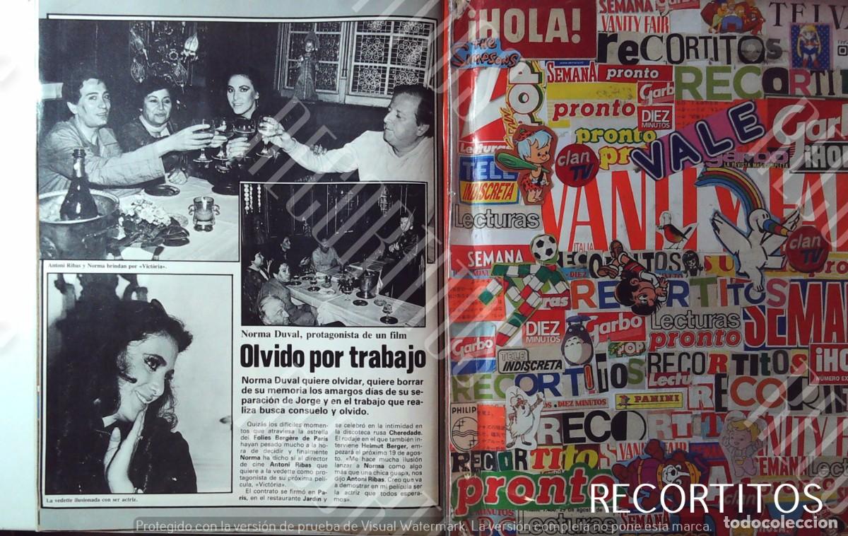 Cine: NORMA DUVAL ANTONIO RIBAS