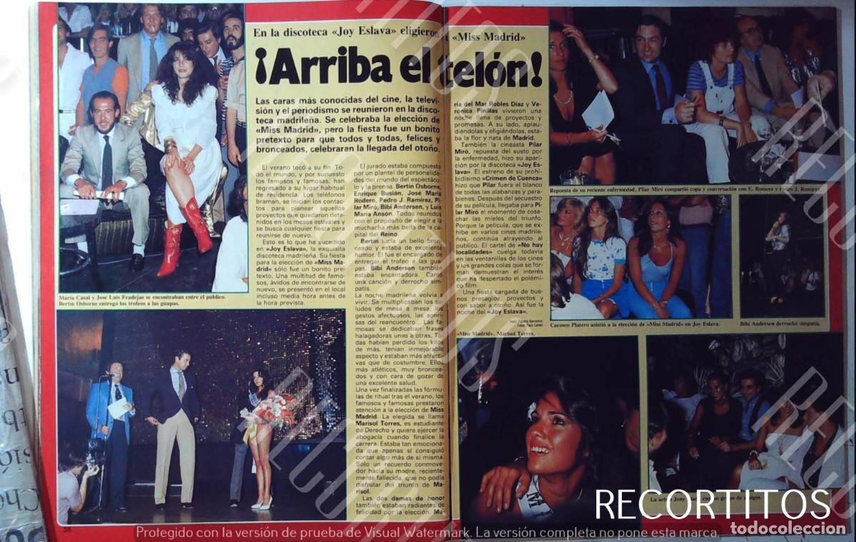 Cinema: MISS MADRID JENY LLADA BIBI ANDERSEN CARMEN PLATERO PILAR MIRO BERTIN OSBORNE JOY ESLAVA