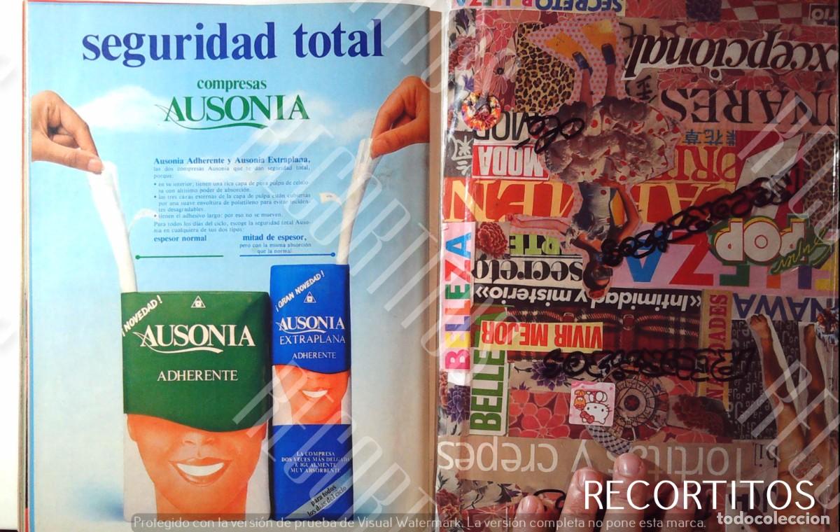 Cine: AUSONIA COMPRESAS PA&Ntilde;ALES ANUNCIO PUBLICIDAD